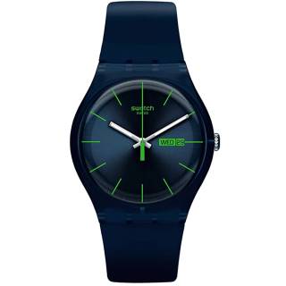 ΡΟΛΟΙ SWATCH  SO29N704 SWATCH Blue Rebel Silicone Strap