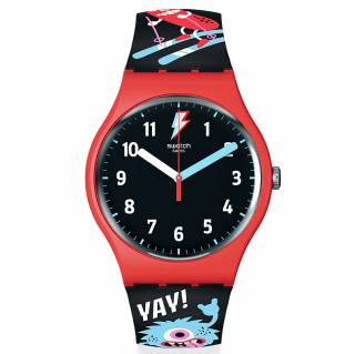 ΡΟΛΟΙ SWATCH   SZS38 SWATCH Time Together  Set Multicolor Silicone Strap