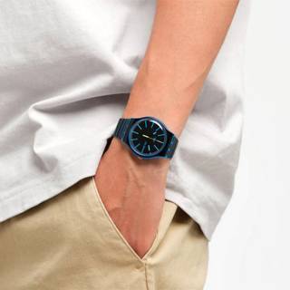 ΡΟΛΟΙ SWATCH SO29S700 SWATCH Gents Glow That Way Bio-Sourced Material Strap