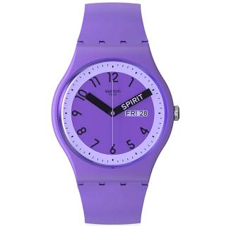 ΡΟΛΟΙ SWATCH   SO29V700 SWATCH Proudly Violet Silicone Strap