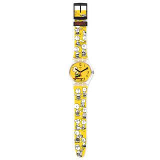 ΡΟΛΟΙ SWATCH SO29Z101 SWATCH Peanuts Pow Wow Yellow Silicone Strap