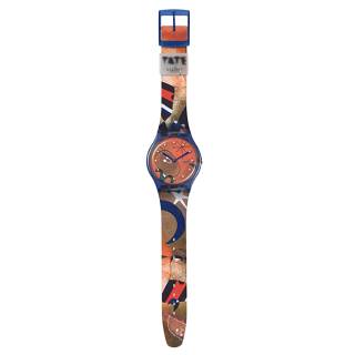 ΡΟΛΟΙ SWATCH SO29Z136 SWATCH X Tate Gallery Women and Bird In The Moonlight by Joan Miro