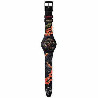 ΡΟΛΟΙ SWATCH  SO29Z137-5300 SWATCH New Gent Dragon In Wind Multicolor Silicone Strap