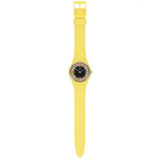 ΡΟΛΟΙ SWATCH SO31J400 SWATCH 1984 Reloaded Yel_Race Yellow Bio-Sourced Material Strap