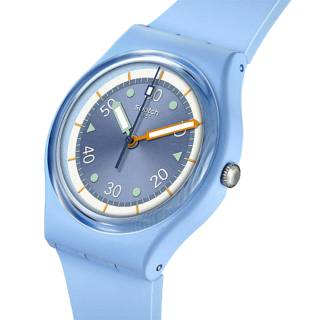 ΡΟΛΟΙ SWATCH SO31L100 SWATCH Power of Nature Frozen Waterfall Light Blue Silicone Strap