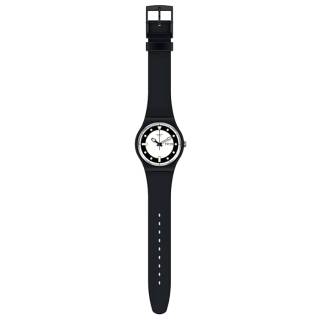 ΡΟΛΟΙ SWATCH SO32B705 SWATCH 1984 Reloaded Bla_Div L Black Bio-Sourced Material Strap