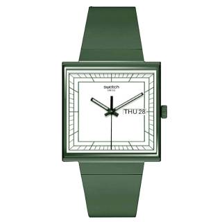 ΡΟΛΟΙ SWATCH  SO34G700 SWATCH Bioceramic What If Green Biosourced Strap