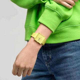 ΡΟΛΟΙ SWATCH  SO34J700 SWATCH What If… Lemon? Yellow Biosourced Strap