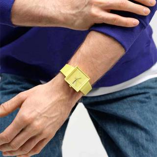 ΡΟΛΟΙ SWATCH  SO34J700 SWATCH What If… Lemon? Yellow Biosourced Strap