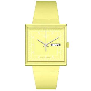 ΡΟΛΟΙ SWATCH  SO34J700 SWATCH What If… Lemon? Yellow Biosourced Strap