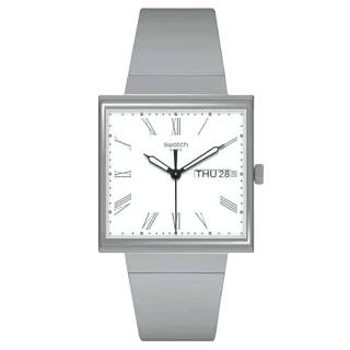 ΡΟΛΟΙ SWATCH  SO34M700 SWATCH Bioceramic What If Grey Biosourced Strap