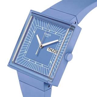 ΡΟΛΟΙ SWATCH  SO34S700 SWATCH What If… Sky? Blue Biosourced Strap