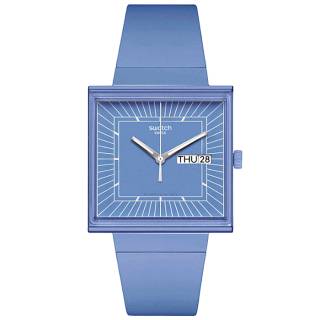 ΡΟΛΟΙ SWATCH  SO34S700 SWATCH What If… Sky? Blue Biosourced Strap