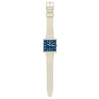 ΡΟΛΟΙ SWATCH  SO34T700 SWATCH Bioceramic What If Beige Biosourced Strap