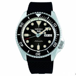 ΡΟΛΟΙ SEIKO SRPD73K2F SEIKO 5 Sports Automatic Black Silicone Strap