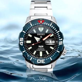 ΡΟΛΟΙ SEIKO SRPE27K1 SEIKO Prospex Divers PADI Monster Special Edition Automatic Silver Stainless Steel Bracelet