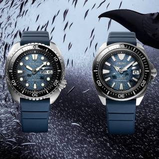 ΡΟΛΟΙ SEIKO SRPF79K1 SEIKO Prospex Save The Ocean King Samurai Automatic Blue Rubber Strap