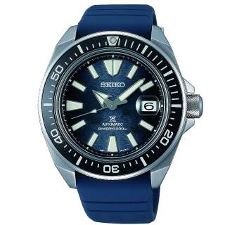 ΡΟΛΟΙ SEIKO SRPF79K1 SEIKO Prospex Save The Ocean King Samurai Automatic Blue Rubber Strap