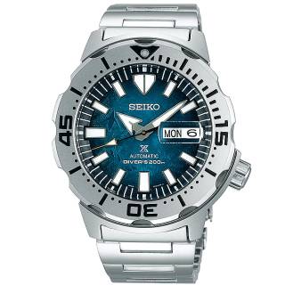 ΡΟΛΟΙ SEIKO SRPH75K1F SEIKO Prospex Divers  Monster 'Save the Ocean' Automatic Silver Stainless Steel Bracelet