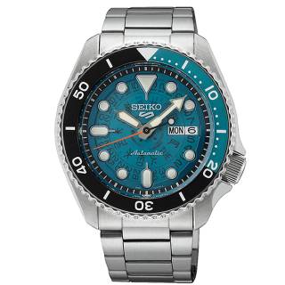 ΡΟΛΟΙ SEIKO  SRPJ45K1F SEIKO 5 Sports SKX 'Skeleton Style' Automatic Silver Stainless Steel Bracelet