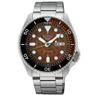 ΡΟΛΟΙ SEIKO  SRPJ47K1F SEIKO 5 Sports SKX 'Skeleton Style' Automatic Silver Stainless Steel Bracelet