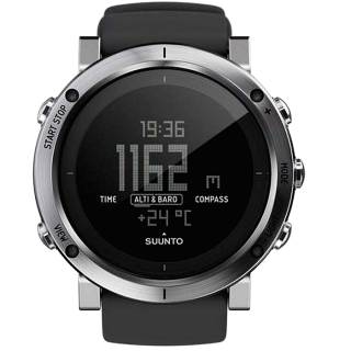 ΡΟΛΟΙ SUUNTO SS020339000 SUUNTO CORE Brushed Steel Black Rubber Strap