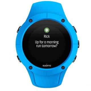 ΡΟΛΟΙ SUUNTO SS023002000 SUUNTO Spartan Trainer Wrist HR Blue Rubber Strap