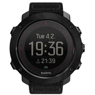 ΡΟΛΟΙ SUUNTO  SS023157000 SUUNTO Traverse Alpha Black Red Fabric Strap