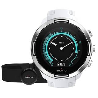 ΡΟΛΟΙ SUUNTO SS050090000 Suunto 9 Baro White Silicone Strap with Suunto HR Smart Sensor