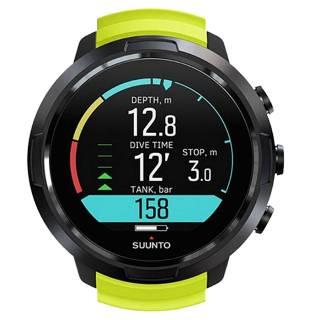 ΡΟΛΟΙ SUUNTO  SS050191000 SUUNTO D5 with Lime Silicone Strap