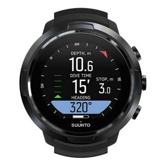 ΡΟΛΟΙ SUUNTO  SS050192000 SUUNTO D5 with Black Silicone Strap