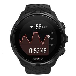 ΡΟΛΟΙ SUUNTO  SS050257000 SUUNTO 9 All Black Silicone Strap