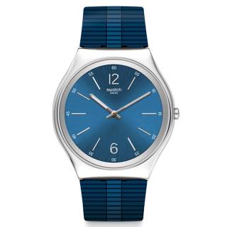 ΡΟΛΟΙ SWATCH SS07S111 SWATCH SWATCH Bienne By Day Blue Silicone Strap