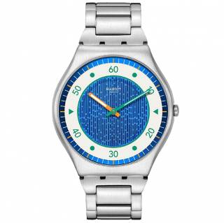 ΡΟΛΟΙ SWATCH  SS07S143G SWATCH Power Of Nature Splash Dance Silver Stainless Steel Bracelet