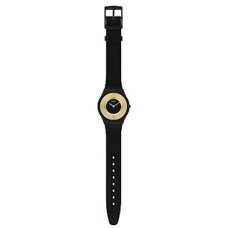 ΡΟΛΟΙ SWATCH  SS08B101 SWATCH Skin Classic Biosourced Magi Black Silicone Strap