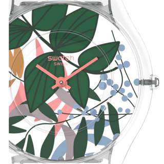 ΡΟΛΟΙ SWATCH  SS08K111 SWATCH Skin Classic Biosourced Leaves Jungle Multicolor Silicone Strap