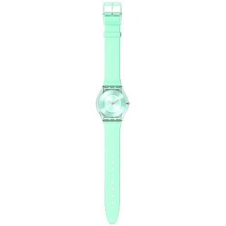 ΡΟΛΟΙ SWATCH  SS08L100 SWATCH Pastelious Teal Light Blue Silicone Strap