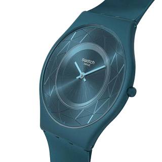 ΡΟΛΟΙ SWATCH  SS08N116 SWATCH Auric Whisper Blue Silicone Strap