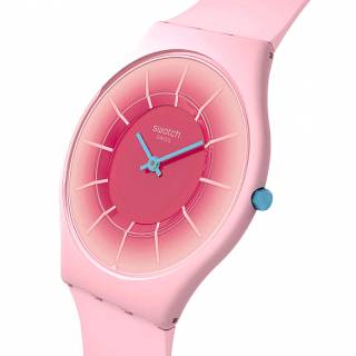 ΡΟΛΟΙ SWATCH SS08P110 SWATCH Essentials Skin Radiantly Pink Silicone Strap