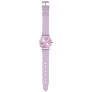 ΡΟΛΟΙ SWATCH  SS08V100 SWATCH Skin Sweet Pink Black Silicone Strap