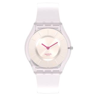 ΡΟΛΟΙ SWATCH  SS08V101 SWATCH Skin Creamy White Silicone Strap