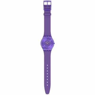 ΡΟΛΟΙ SWATCH  SS08V103 SWATCH Purple Time Purple  Silicone Strap