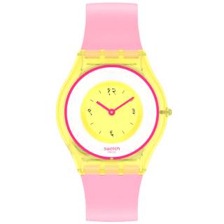 ΡΟΛΟΙ SWATCH SS08Z101 SWATCH X Supriya Lele India Rose Pink Silicone Strap