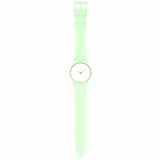 ΡΟΛΟΙ SWATCH  SS09G101 SWATCH Caricia Verde Green Silicone Strap