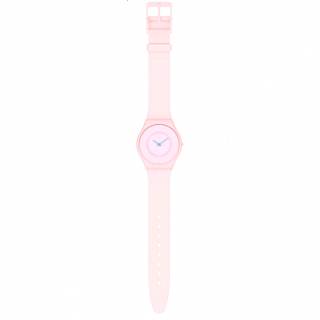 ΡΟΛΟΙ SWATCH  SS09P100 SWATCH Caricia Rosa Rose  Silicone Strap