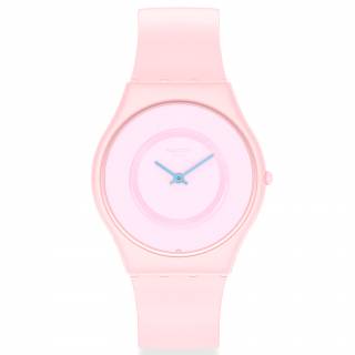 ΡΟΛΟΙ SWATCH  SS09P100 SWATCH Caricia Rosa Rose  Silicone Strap