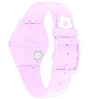 ΡΟΛΟΙ SWATCH  SS09V101 SWATCH Time For Joy Purple Silicone Strap