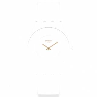 ΡΟΛΟΙ SWATCH  SS09W100 SWATCH Tick Different Blanca  White Silicone Strap