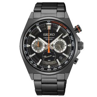 ΡΟΛΟΙ SEIKO SSB399P1 SEIKO Men Chronograph Black Stainless Steel Bracelet