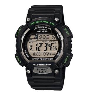 ΡΟΛΟΙ CASIO STL-S100H-1AVEF CASIO Collection Tough Solar Power Black Rubber Strap